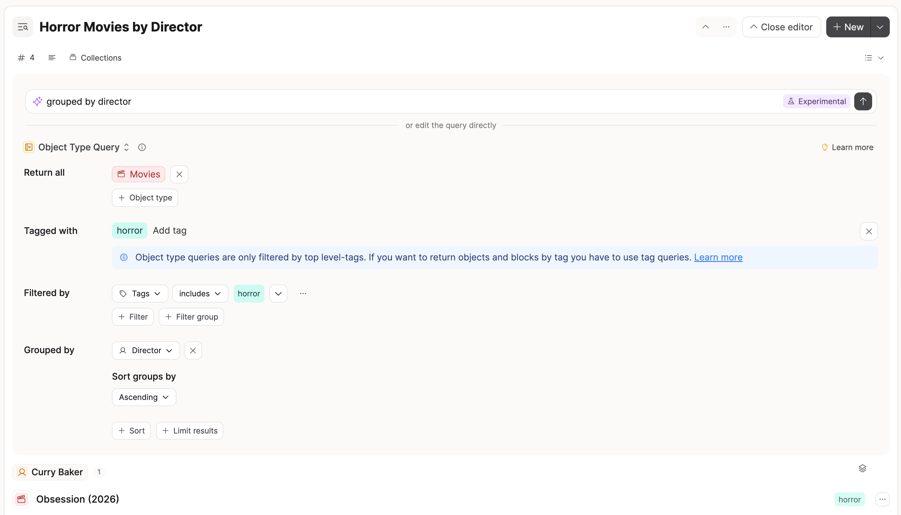 update query with ai
