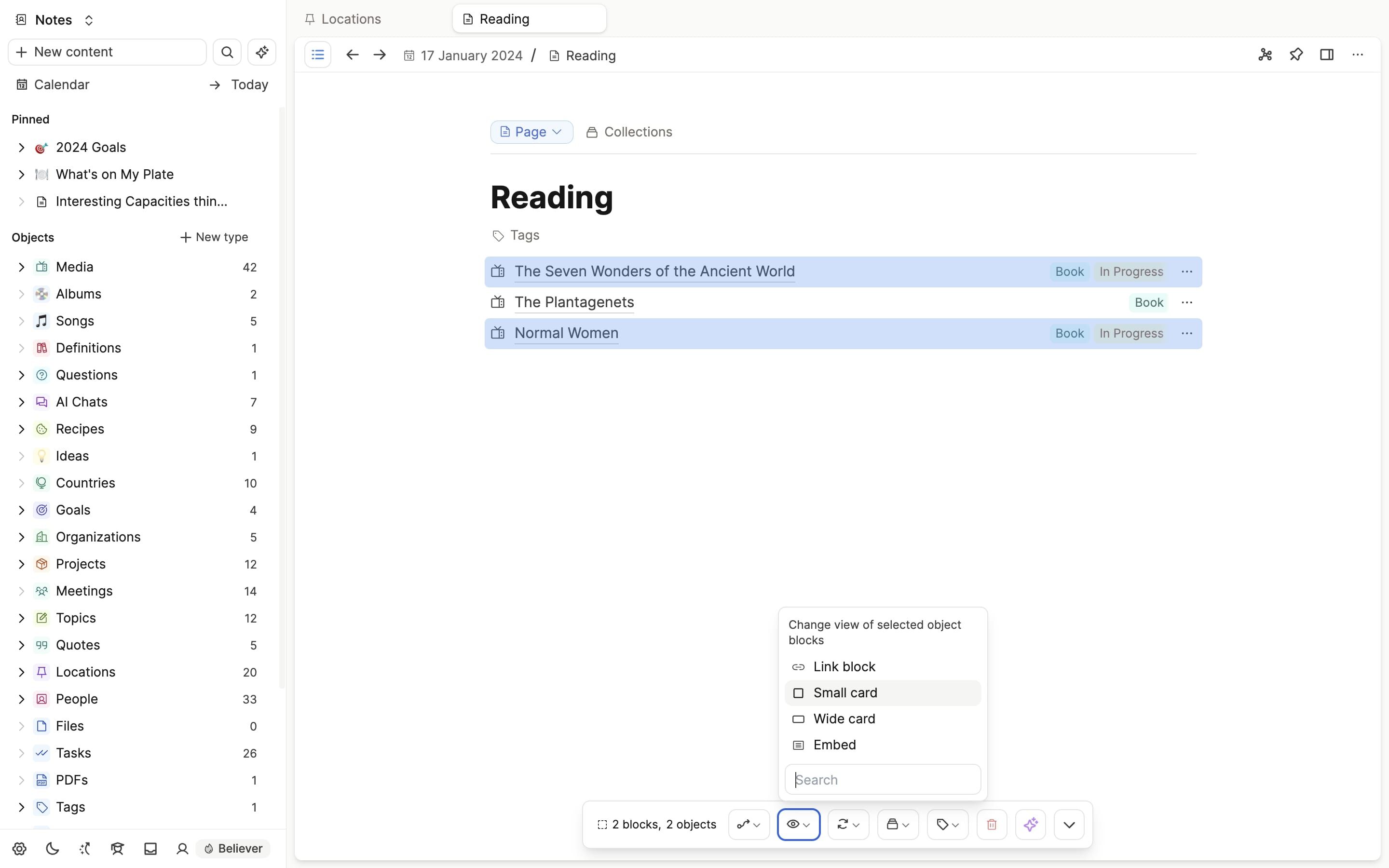 Change view of your objects
