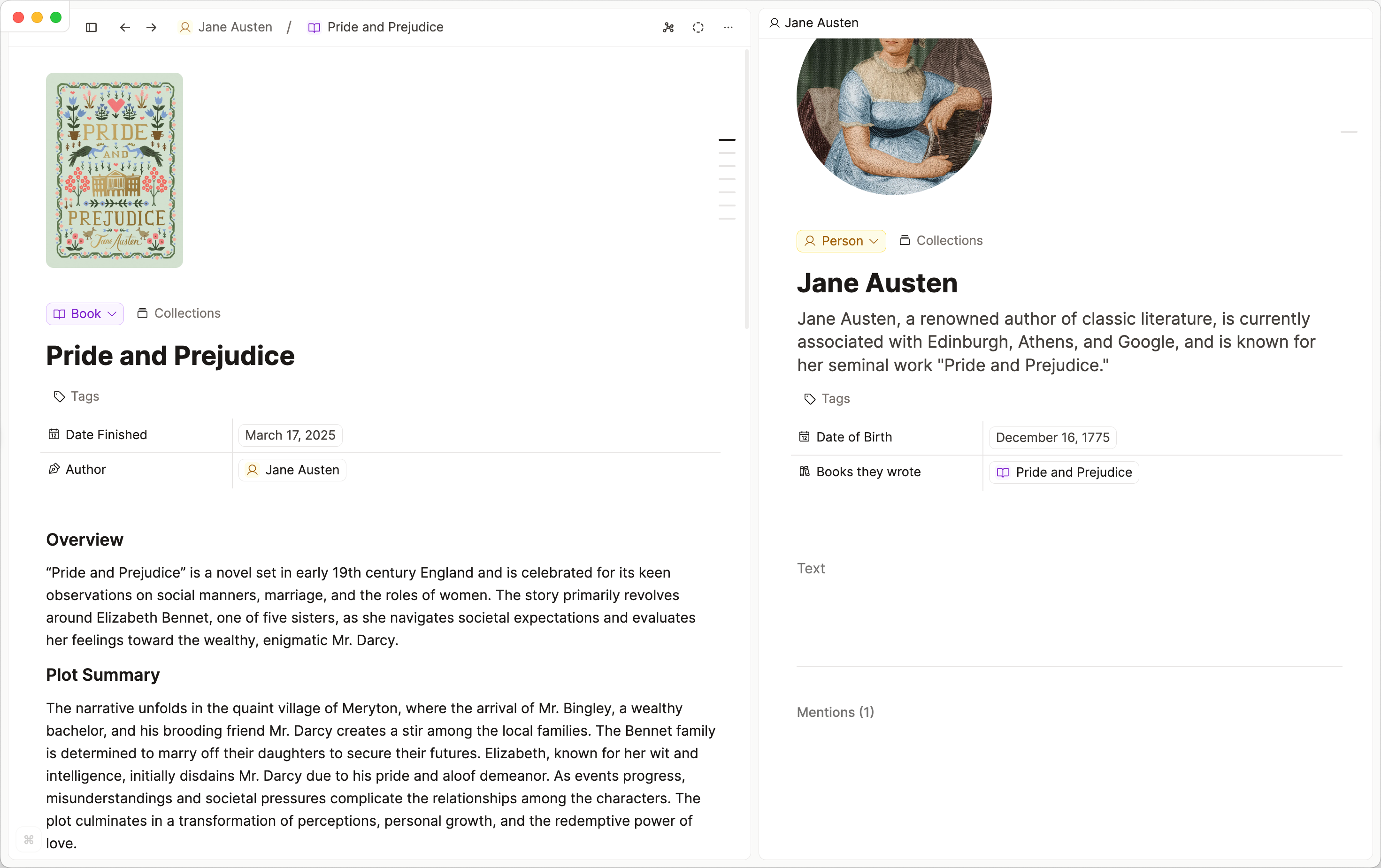 Two Way Linked Properties