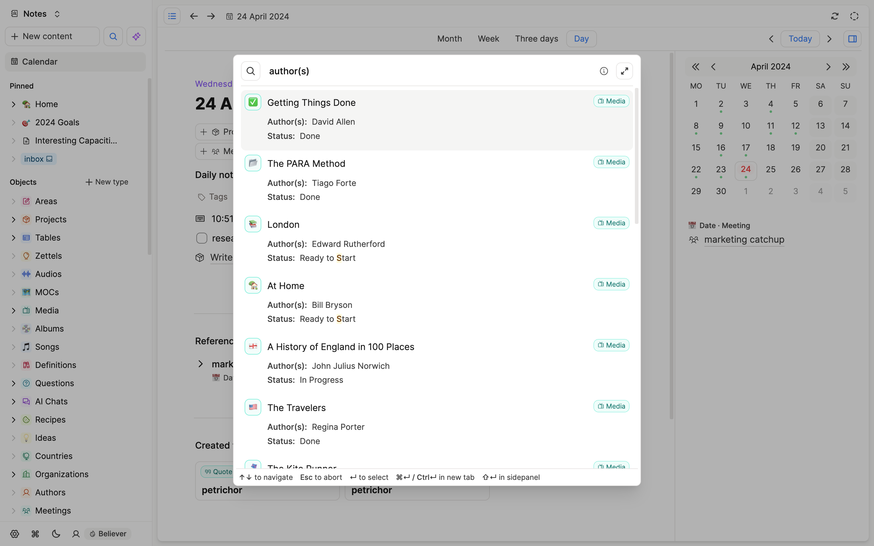 property-based search